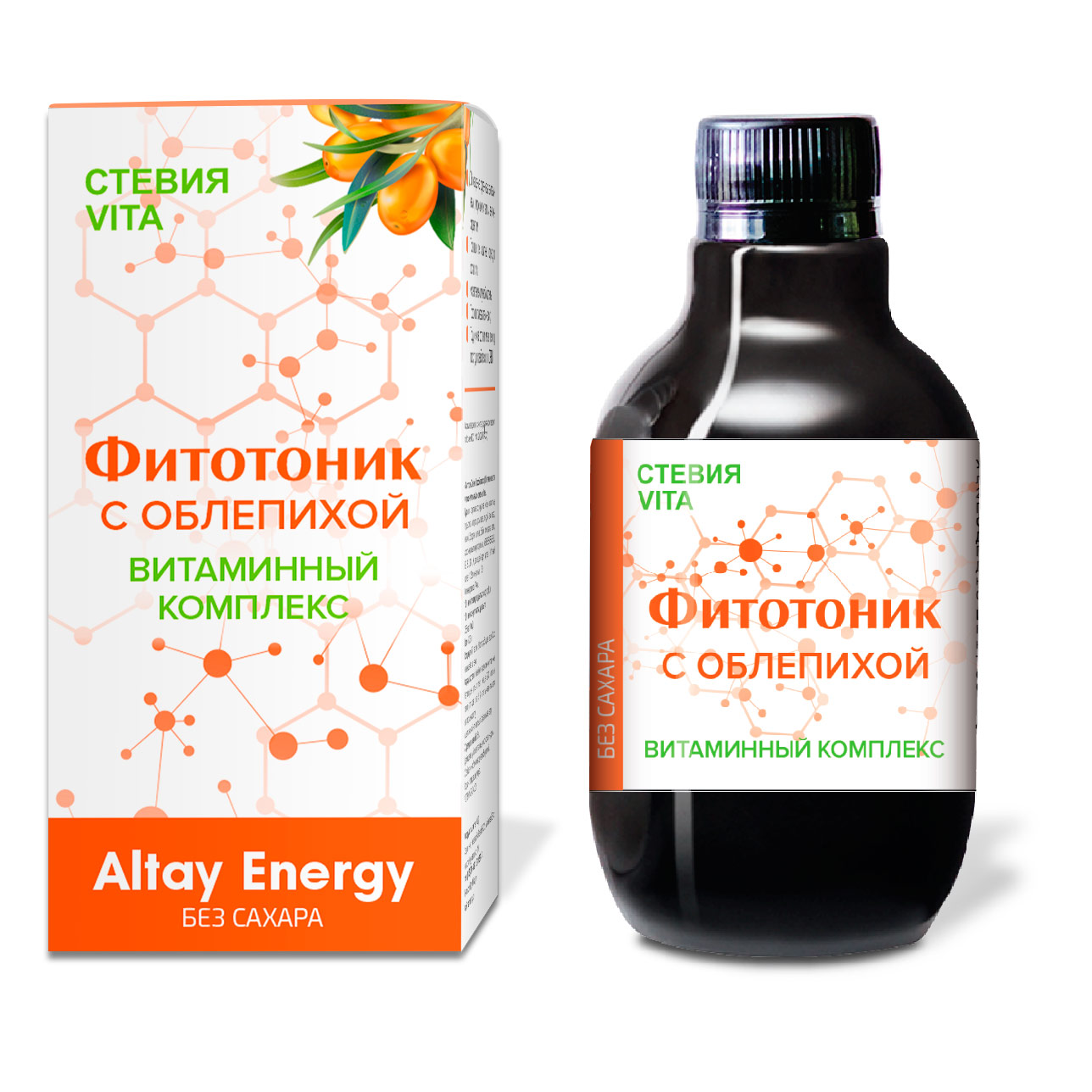 Растительный сироп «Фитотоник Стевия Vita витаминный комплекс с ...