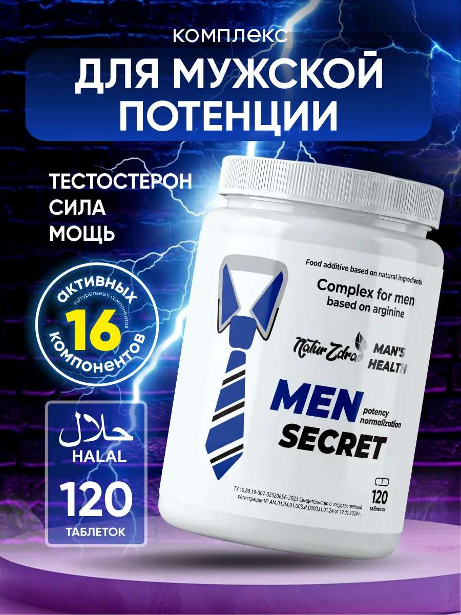 Витамины для мужчин - мужской комплекс для потенции и увеличения тестостерона