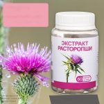 Экстракт расторопши, 60 капсул по 400 мг.