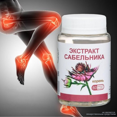 Экстракт сабельника, 60 капсул по 400 мг.