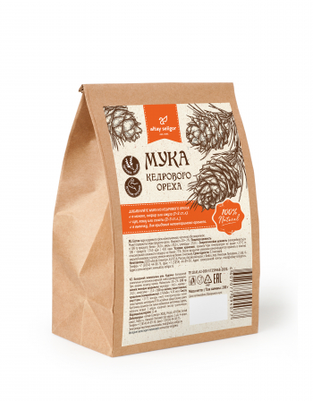 Мука из кедрового ореха натуральная с Алтая