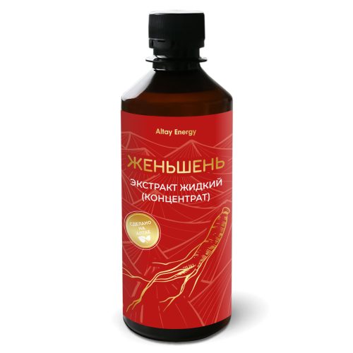 Женьшень экстракт жидкий концентрат Altay Energy 350 мл