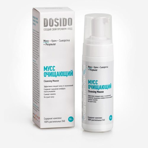 Мусс очищающий DOSIDO — флакон и упаковка