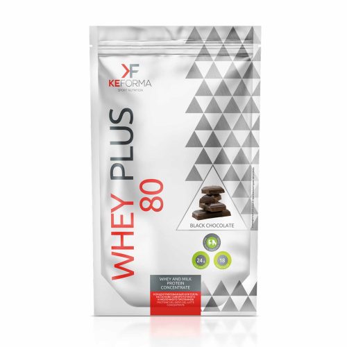 WHEY PLUS 80 «Темный шоколад» — протеиновый коктейль 480 г