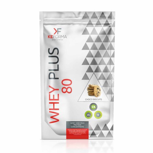 Протеиновый коктейль WHEY PLUS 80 Печенье с шоколадом, 480 г