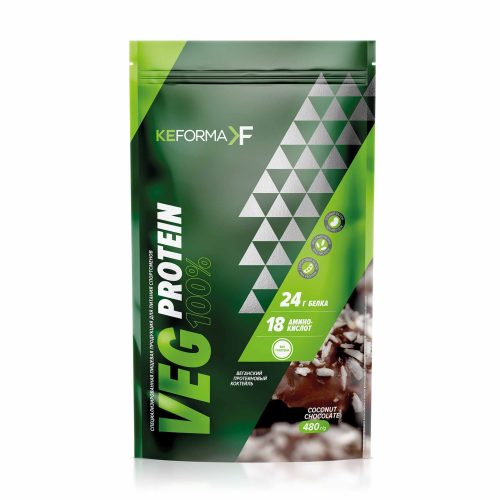 Keforma Vegan «Шоколад и кокос» — веганский протеин 480 г